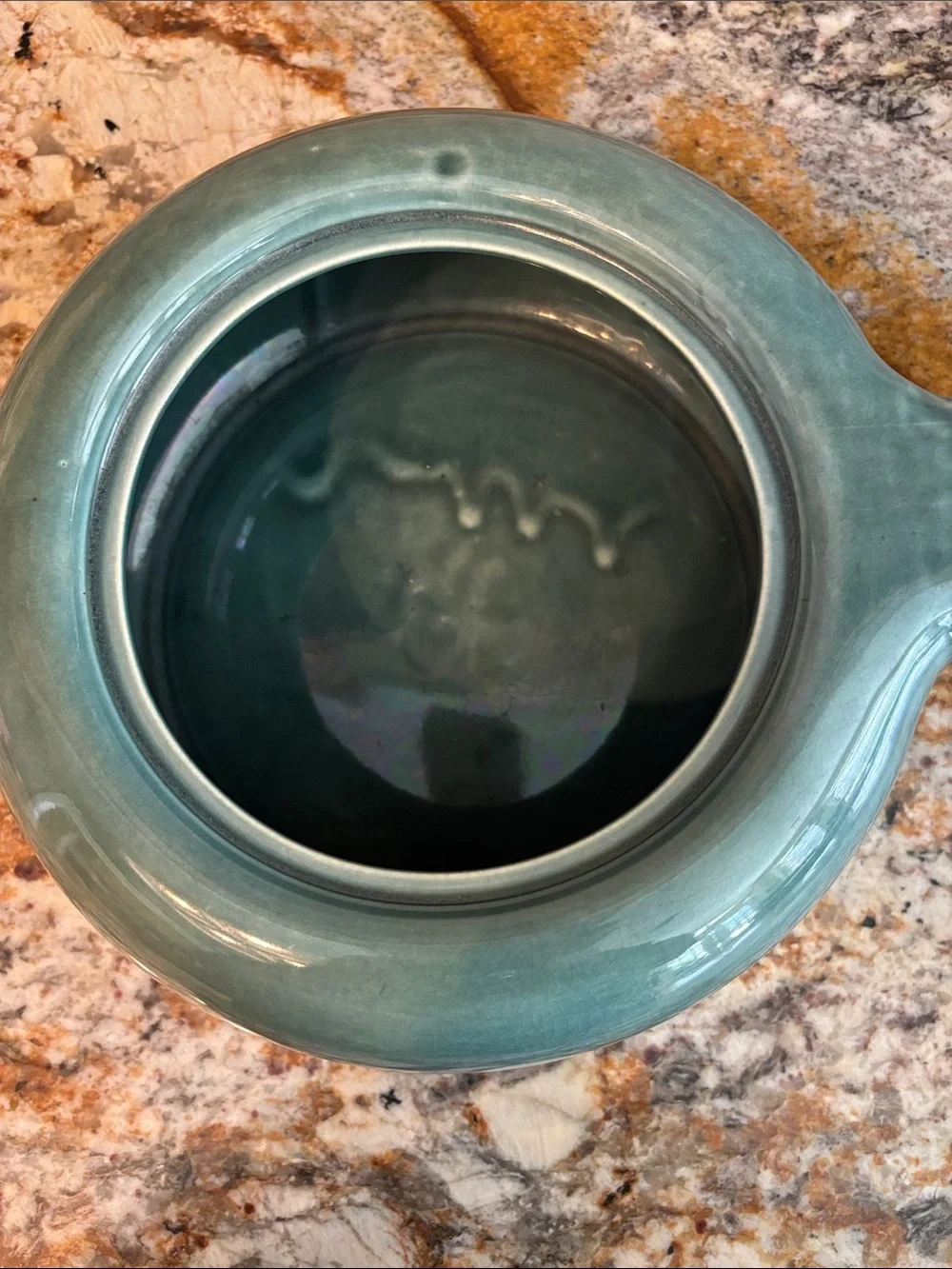 Vintage MCM Russel Wright Seafoam Green Ceramic Bean Pot